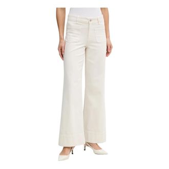 Oui Jeans a gamba larga - - Jeans - Donna - Beige - XL