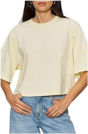 Sanctuary Belle T-Shirts Womens Clothing Lemon Drop : LG (US 10-12), Cotton