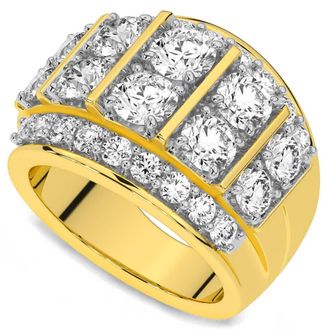 Pompeii3 7Ct Diamond Ring in 10k Gold Lab Grown