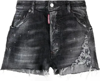 Dsquared2 Onbewerkte baggy denim shorts