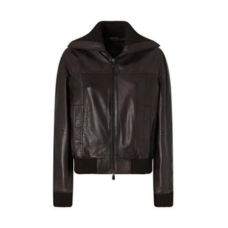 Pinko Bluma Bomber - female - PINKO - Bomber Jackets - Brown - S - Jackets