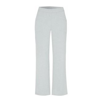 Toni Chique Wijde Jogger Broek - Dames - Broeken - Grijs - Maat: 2XL Gabardine