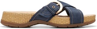 Clarks Reileigh May in Blue Nubuck