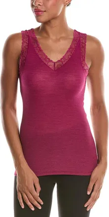 Hanro Hanro Woolen Lace Wool & Silk-Blend Top