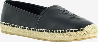 Saint Laurent Espadrilles aus Nappaleder Monogram
