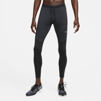 Nike Phenom Dri Fit Running Tights In Black