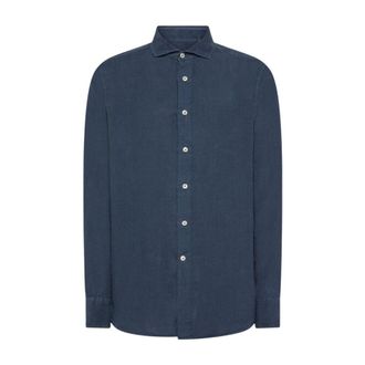 Seventy Ca0320 Shirt - male - Seventy - Casual Shirts - Blue - 2XL - Shirts