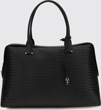 Bottega Veneta Borsa Vaporetto in pelle intrecciata