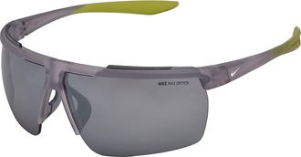 Nike Unisex Mens and Womens Wrap-Around Sport Sunglasses Windshield CW4664 - Grey - One Size