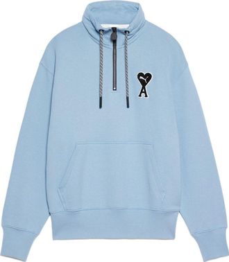 Puma X Ami Half Zip Sweatshirt Blue 535993-73