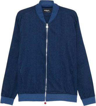 Kiton Pahoa Blouson - - Knitwear - Uomo - Blu - L