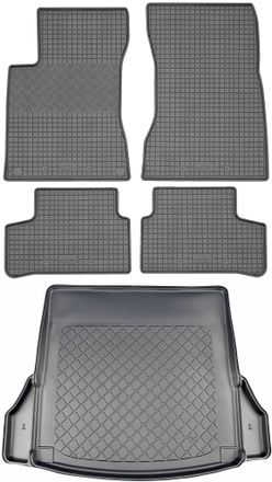 OEM Juego De Alfombrillas De Goma Para Coche Y Maletero Para Mercedes Cla C118 Coup&eacute; (5 Puertas) Desde Mayo De 2019