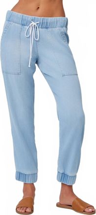 Bella Dahl Chelsea Pocket Jogger In Malibu Mist Wash