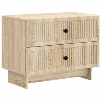 vidaXL Armario De Noche Con Caj&oacute;n Roble Sonoma 62 X 34,5 X 47,5 Cm Vidaxl