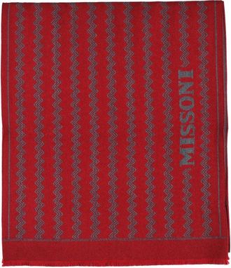 Missoni Red Wool Scarf