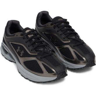 Under Armour Gender Inclusive UA Apparition Sneaker in Black /Metallic Black at Nordstrom, Size 14.5 Womens