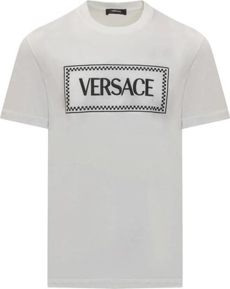 Versace Hombre, Camisetas, Blanco, Talla: L