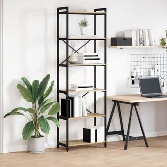 vidaXL Libreria rovere sonoma 60 x 30 x 188 cm Legno multistrato - Vidaxl
