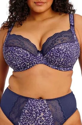 Elomi Lucie Full Figure Underwire Plunge Bra in Midnight at Nordstrom Rack, Size 38G