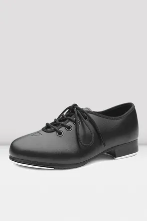 Bloch Ladies Dance Now Student Jazz Tap Shoes, Black Synthetic Leather