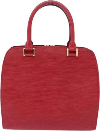 Louis Vuitton Pre-owned Handbags, female, Red, Size: ONE SIZE Pre-owned Vintage Leather Handbag