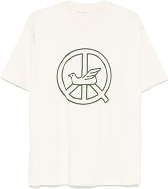 Museum of Peace and Quiet Peaceful Dove T-shirt - men - Cotton - M - Neutrals