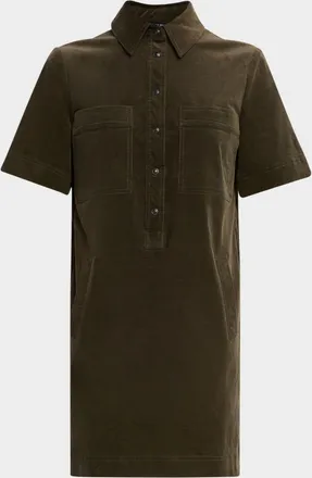 Veronica Beard Koulis Corduroy Shirtdress
