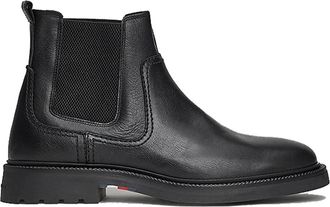 Tommy Hilfiger Stijlvolle Chelsea Boots voor Comfort - Heren - Chelseaboots - Zwart - 41 EU - Schoenen