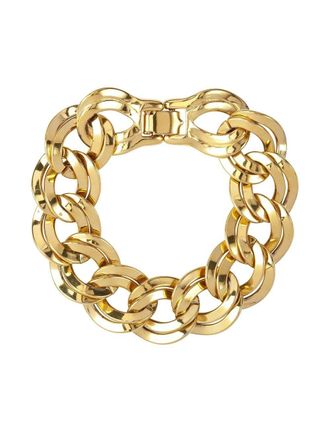 Susan Caplan Vintage Bracciale a catena Monet anni 80 - Oro