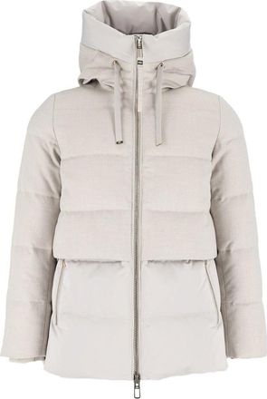 Duno Keiko bi-material down jacket
