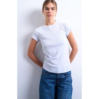 Topshop Everyday Cotton T-Shirt in Stone at Nordstrom, Size X-Small
