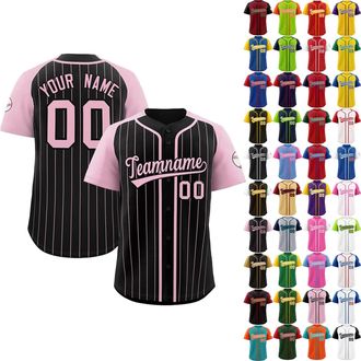 Generic Custom Baseball Jersey Hip Hop Sport Shirt Personalized Team Name Number Logo Baseball Shirts Sports Uniform for Men Women Youth 36
