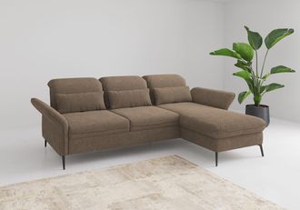 Sit&more Ecksofa »Emely, inkl. Sitztiefenverstellung« wahlweise mit Bettfunktion,Bettkasten,Kopf- & Armteilverstellung