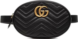 Gucci Pre-owned Gucci GG Marmont Matelasse Leather Belt Bag Ladies 491294.498879