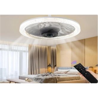OEM L&aacute;mparas De Techo Para Ventiladores Con Casquillo E27 Y Mando A Distancia, Blancas (sencillas E Integradas)