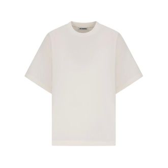 Jil Sander Camiseta Jil Sander CN SS PNT - Tops - Mujer - Beige - XS