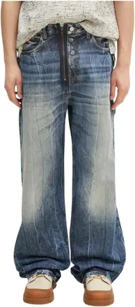 Martine Rose Jeans, Heren, Blauw, S, Katoen, Casual Jean