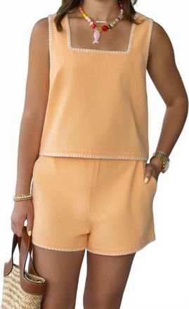 Merci Creamsicle Two Piece Matching Set In Orange