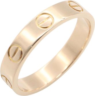 Cartier Gold Pink Gold (18K) Band Ring (Pre-Owned)