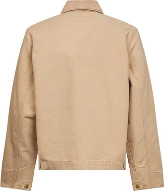 Carhartt Work in Progress Mens Canvas Detroit Jacket Dusty Brown Cotton Bomber