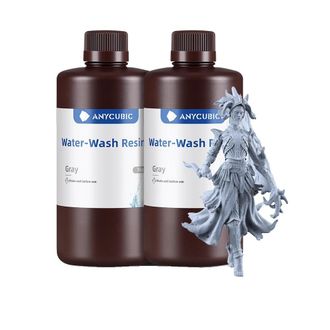 OEM Resina Lavable Con Agua, Bajo Olor, Alta Precisi&oacute;n, 2 Kg, Color Gris