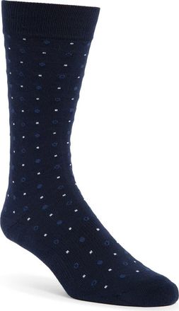 Nordstrom Cushion Foot Socks in Navy Circle Dots at Nordstrom