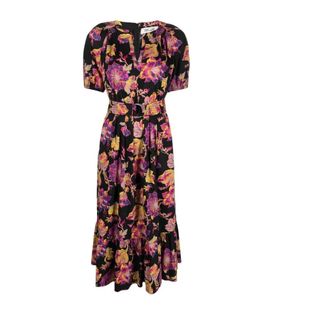 Diane Von F&uuml;rstenberg Lindy Jurk - Dames - Jurken - Veelkleurig - Maat: XS Katoen