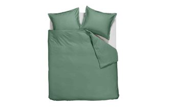 Swiss Sense Ambiante Satin Dekbedovertrek Uni Grey Green