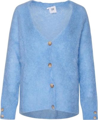 Tiffany & Co. Gebreid Vest in Hemelsblauw - Dames - Vesten - Blauw - XS - Truien & Vesten