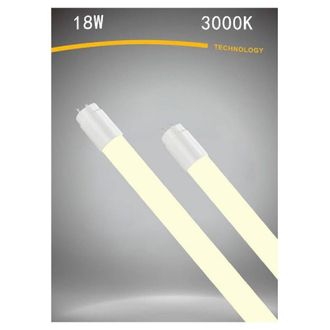 Trade Shop Trade Shop Traesio - Trade Shop - Neon Led Opaco T8 G13 18 W Luce Bianca Naturale Fredda Calda Tubo 120cm