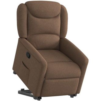 vidaXL Vidaxl - Sill&oacute;n Reclinable Elevable De Tela Marr&oacute;n