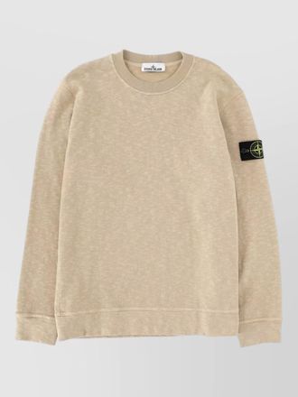 Stone Island cotton crew neck long sleeve sweater