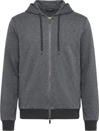 PESERICO Zip-throughs - Heren - Vesten met rits - Grijs - M - Hoodies & sweatvesten
