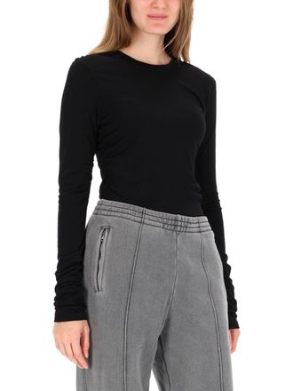 Our Legacy Wool Blend Long Sleeve T-Shirt - Black